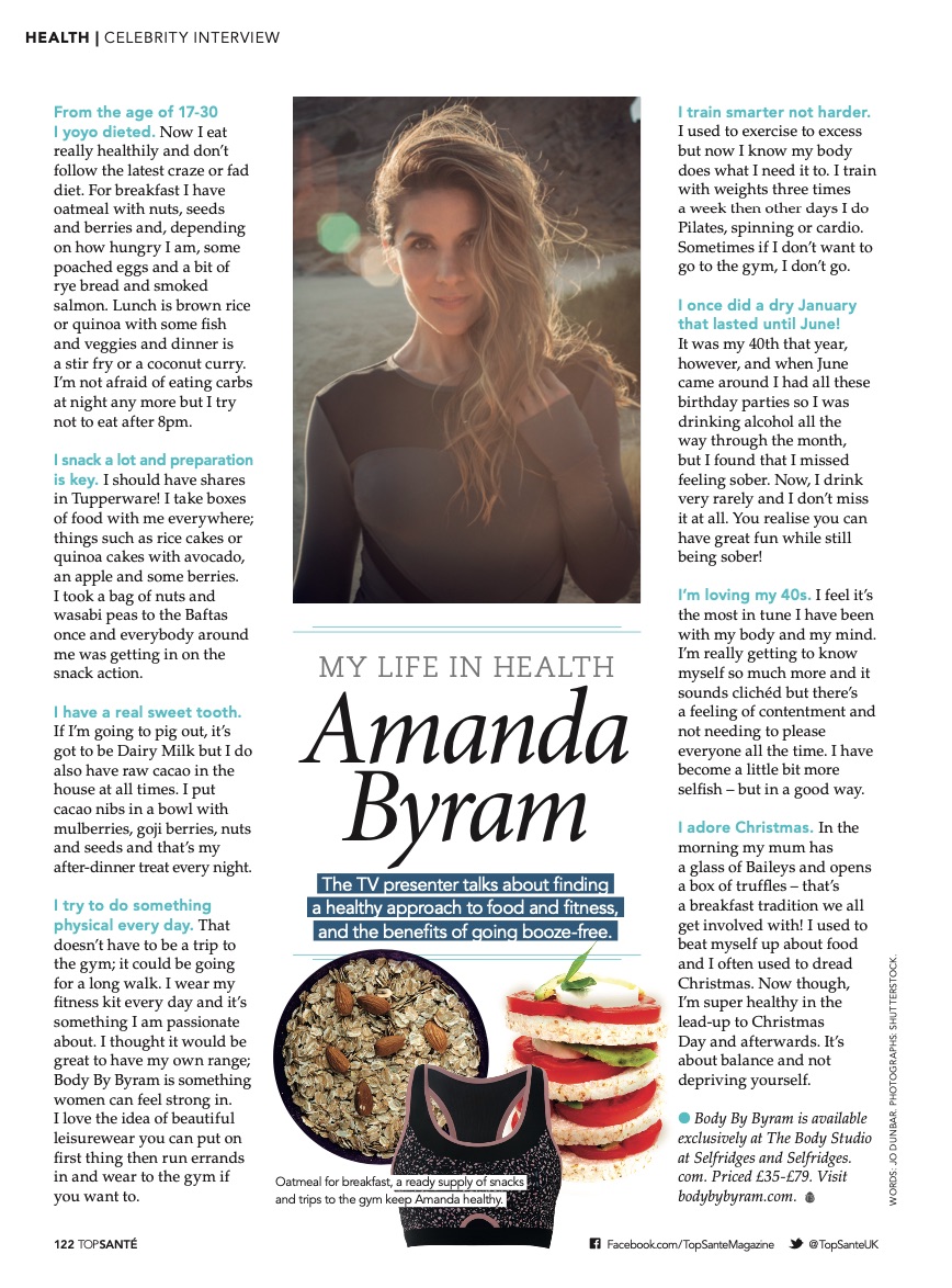 My life in Health - Amanda Byram